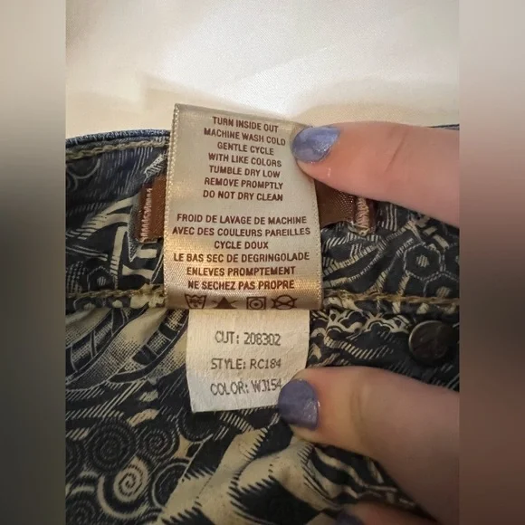 Paige Roxie Crop Skinny Medium Wash Denim Jeans 24 - Picture 9 of 13